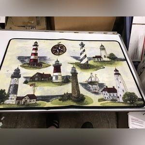 New lighthouse rug floor mat 29” x 19 3/4”